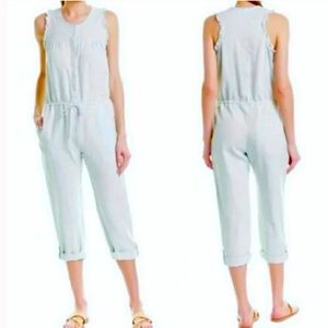 Young Fabulous Broke On The Road Maddox Linen Jumpsuit Size XS